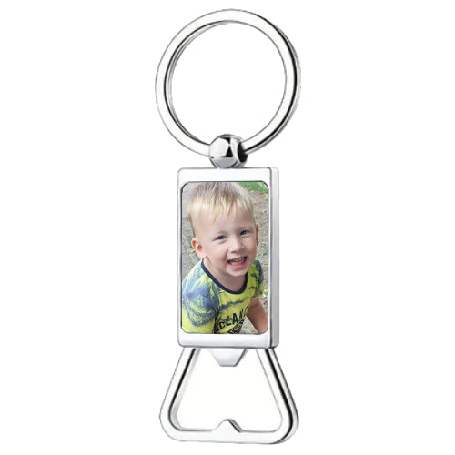 Sleutelhanger flesopener met foto